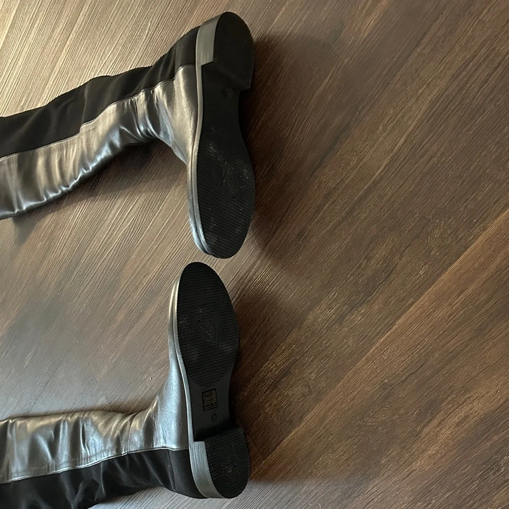Stuart Weitzman Black Over-the-Knee Boots - Picture 3 of 7